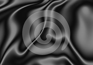 Black silk 3D texture background