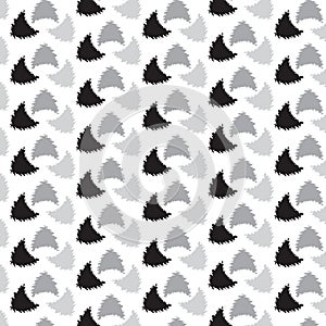 Black silver roughen triangle shape pattern background