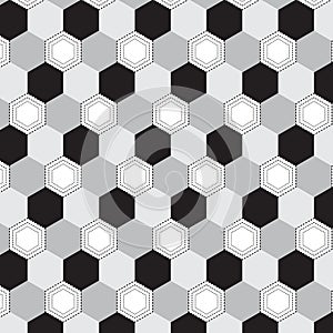 black silver shade polygon with dashed line inside pattern background