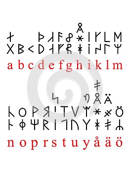 Dalecarlian Rune Letter Set Collection