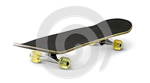 Skateboard isolated on white photo