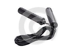 Black skipping rope