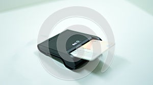 Black smart card reader