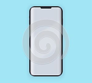 Black Smartphone presentation example mockup