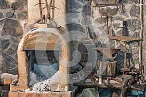 Black smith interior