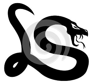 Black snake.