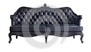 Black sofa