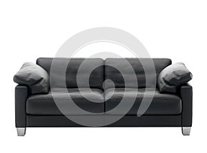 Black sofa