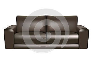 Black sofa