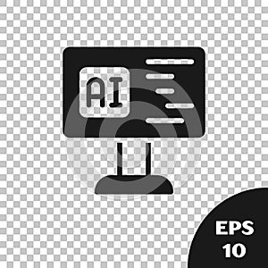 Black Software, web developer programming code icon isolated on transparent background. Javascript computer script