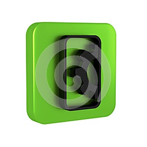 Black Software, web development, programming concept icon isolated on transparent background. Programming language and