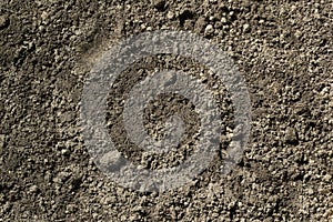 Black Soil Dirt Background Texture, Natural Pattern