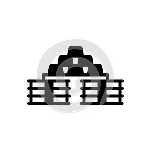 Black solid icon for Commodity, object and material