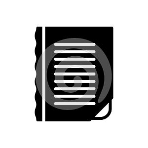 Black solid icon for Edge, torrent and watercourse photo