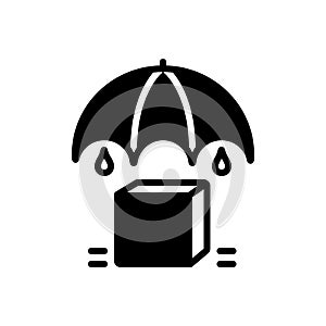 Black solid icon for Keep, maintenance and upkeep