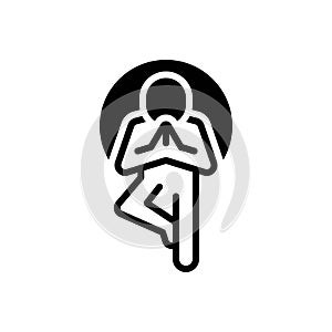 Black solid icon for Try, attempt and pray