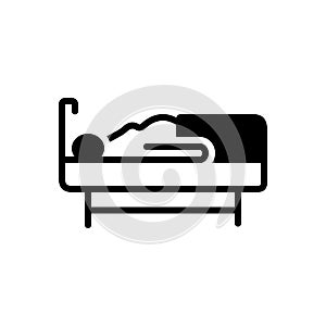 Black solid icon for Undergo wend and elapse