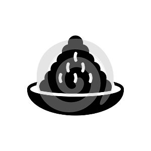 Black solid icon for Yeast, ferment and food