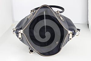 Black Solid PU Sling Bag - Ladies Bag, Leather Handbags Big Women Bag High Quality Casual Female Bags