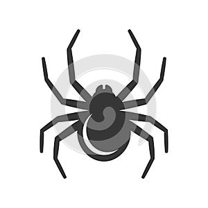 Black Spider Icon