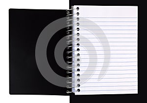 Black Spiral Notebook