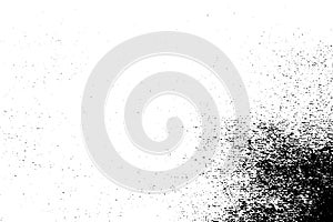 Black splatter vector texture. Grunge overlay