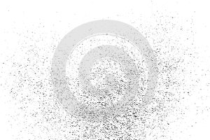 Black splatter vector texture. Grunge overlay