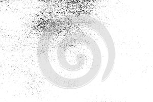 Black splatter vector texture. Grunge overlay