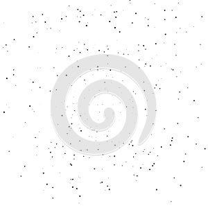 Black spots scatter glitter distress abstract background vector