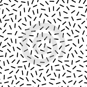 Black sprinkle seamless pattern
