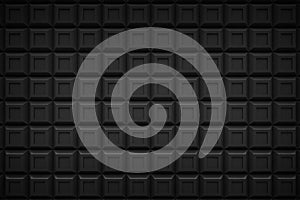 Black square box modern technology black abstract 3d backgroun