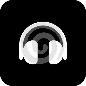 Black Square Chat Phone Vector Icon, simple line vector for UI UX design. Symbol for website and mobile app interface and