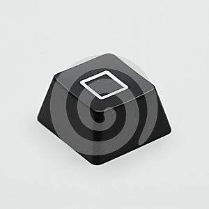 Black Square Keycap