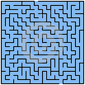 Black square maze 20x20