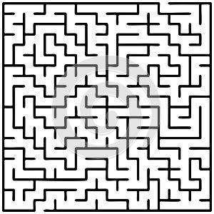Black square maze 20x20