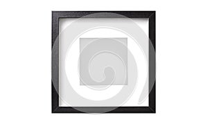 Black square picture frame