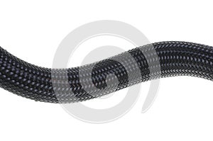 Black stainless steel braid
