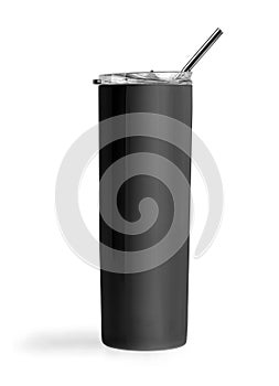 Black Stainless Steel Tumbler