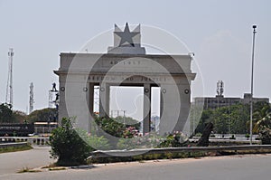 Black Star Memorial in Accra, Ghana