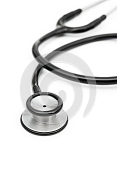 Black stethoscope