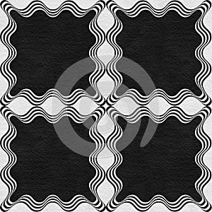 Black stone marble decor