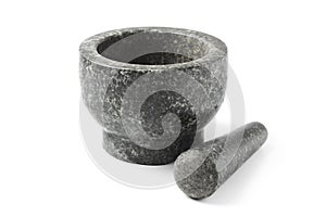 Black stone mortar