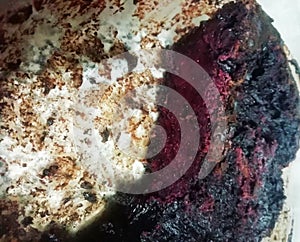 Stone pavement with abstract pattern.