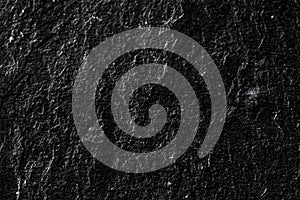 Black stone texture as abstract background, design material and textured surface