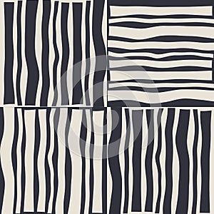 Black stripes pattern