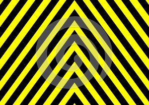 Black stripes on a yellow background template for text
