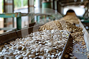 black sunflower seeds production process