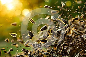 black sunflower seeds production process