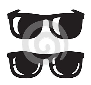 Black Sunglasse icons photo