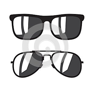 Black Sunglasse icons photo